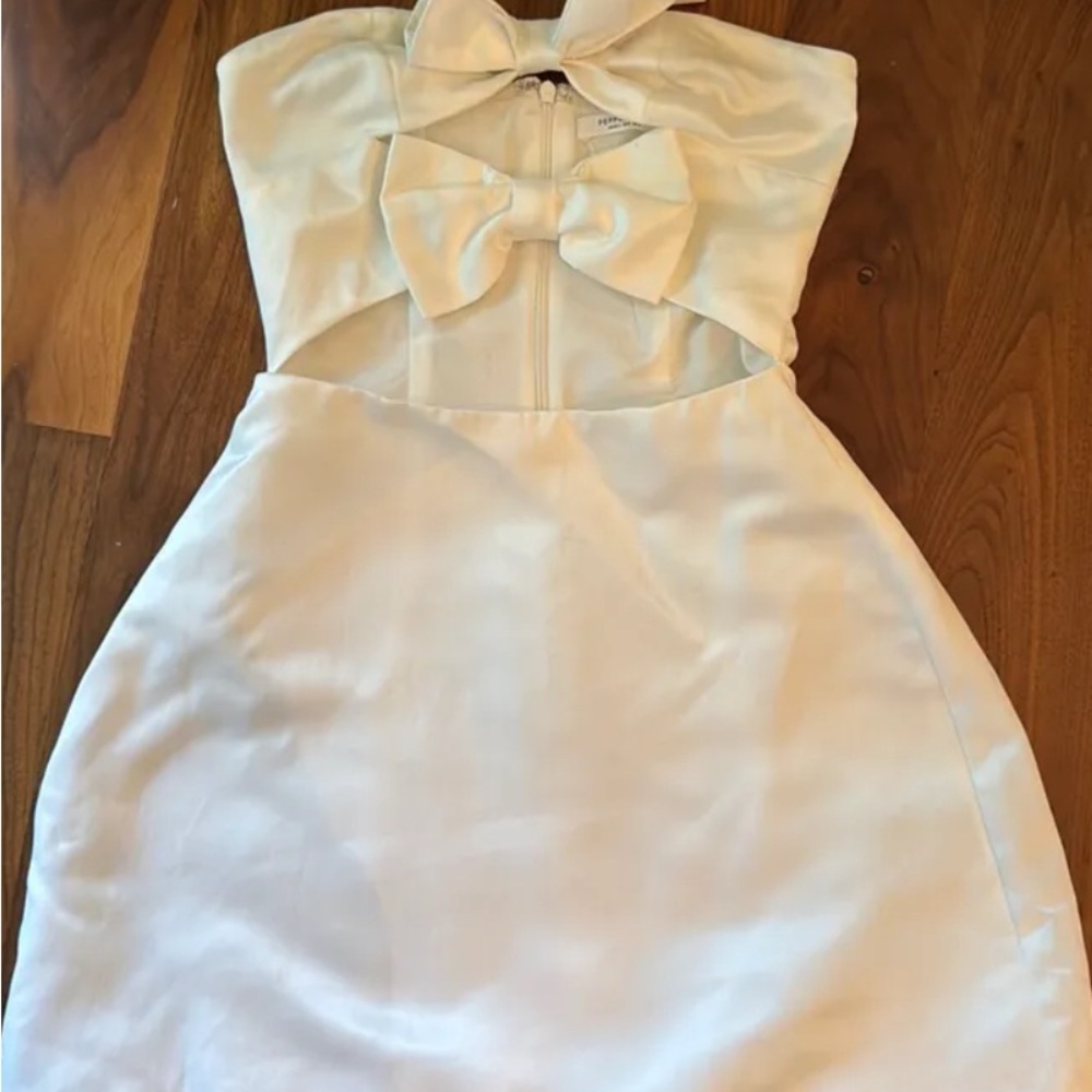 Peppermayo white  Bow Dress